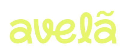 Logo oficial da Avelã em sua cor primária verde-limão.